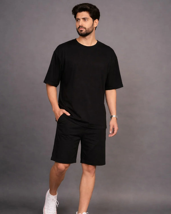 Premium Lounge Co-Ord – Midnight Black