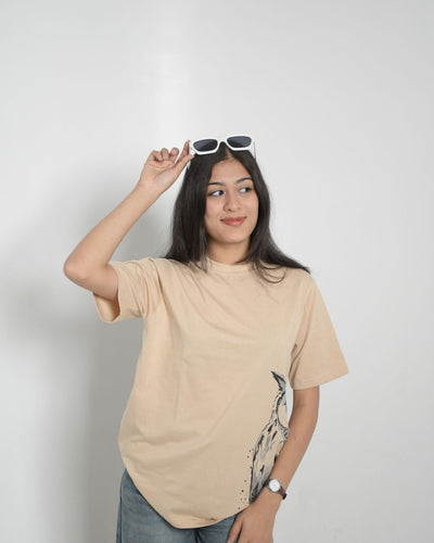 Monochrome Owl Graphic Tee
