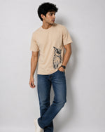 Monochrome Owl Graphic Tee