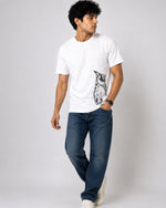 Monochrome Owl Graphic Tee
