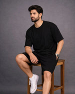 Premium Lounge Co-Ord – Midnight Black