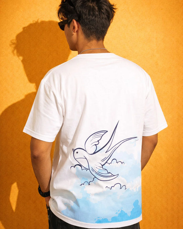 Wings of Belief – Oversized Fit T-shirt