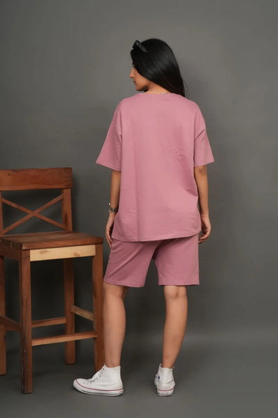 Premium Lounge Co-Ord – Mauve