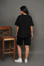 Premium Lounge Co-Ord – Midnight Black