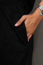 Premium Lounge Co-Ord – Midnight Black