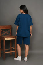 Premium Lounge Co-Ord – Pacific Teal