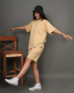 Premium Lounge Co-Ord – Sand Beige