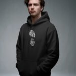 Get Out Adventure - Midnight Black Heavyweight Hoodie