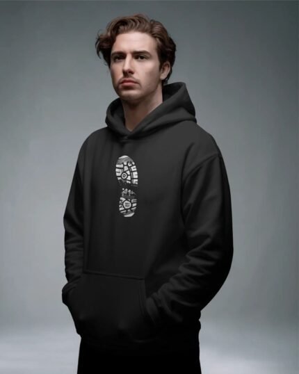 Get Out Adventure - Midnight Black Heavyweight Hoodie