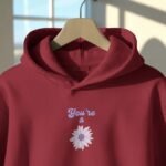 Soft Bloom - Oxblood Maroon Heavyweight Hoodie