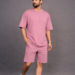 Men Premium Lounge Co-Ord – Mauve