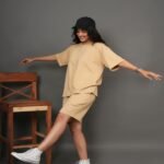 Women Premium Lounge Co-Ord - Sand Beige