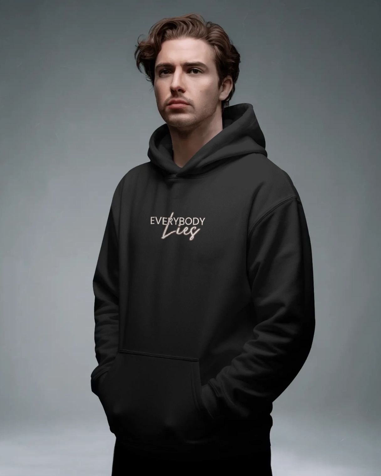 – Midnight Black Heavyweight Hoodie